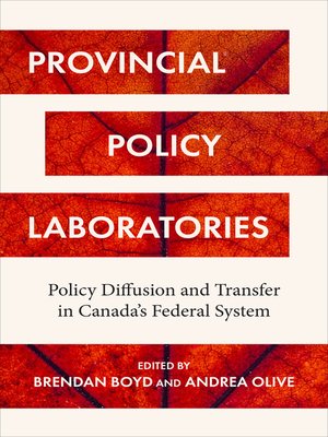 cover image of Provincial Policy Laboratories